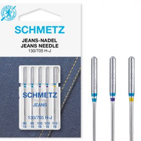 Ompelukoneneula Schmetz Jeans 130/705 H-J