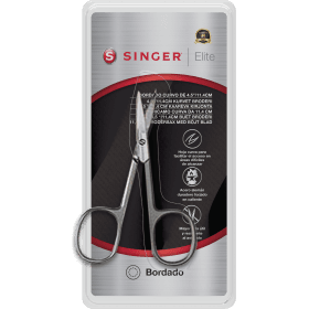 Kirjontasakset kaareva 4,5" / 11,4cm Singer Elite